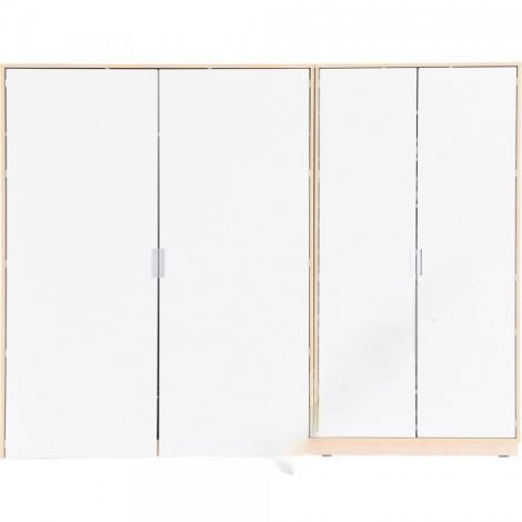 Dulap cu usi albe pentru 24 patuturi si lenjerii - imagine 8